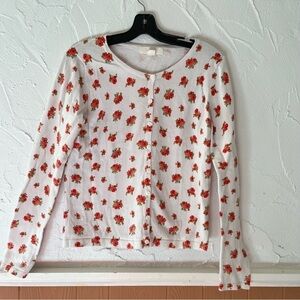 Forever 21 Floral Cardigan